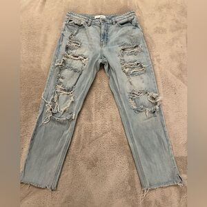 KanCan Light Blue Denim Crop Jeans 7/27